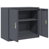 Storage Cabinet Anthracite 80 x 40 x 70 cm Steel 891678
