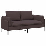 2-Seater Sofa Dark Brown 188 x 81 x 89 cm Fabric 42048603