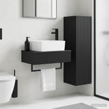 Bathroom Furniture Set 2 pcs Black 33 x 34.5 x 100 cm 3406104