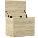 Storage Box Sonoma Oak 60x42x46 cm Engineered Wood 840655