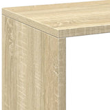 Room Divider Bookcase Sonoma Oak 69.5x29x137.5 cm Engineered Wood 858023