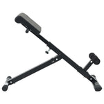 Hyperextension Bench Black 101 x 70 x 71 cm Powder-coated steel 42002573