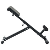 Hyperextension Bench Black 101 x 70 x 71 cm Powder-coated steel 42002573