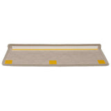 Stair Mats Self-adhesive Sisal-Look 30 pcs 65x21x4 cm Dark Beige 3365890
