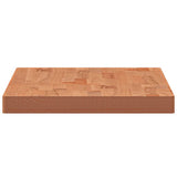 Bathroom Countertop 100x50x4 cm Solid Wood Beech 356006