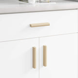 Straight Handle 587 pcs Natural Wood Color 130 x 25 x 30 mm 864700