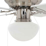 Ceiling Fan with Light 82 cm White 42035660