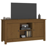 TV Cabinet Honey Brown 103x36.5x52 cm Solid Wood Pine 814587