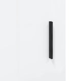 Sideboard High Gloss White 34.5x34x90 cm Engineered Wood 828814