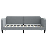 Daybed with Trundle without Mattress Light Grey 90x190 cm Single 3196885
