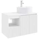 Bathroom Furniture Set 2 pcs White Engineered Wood 3404074