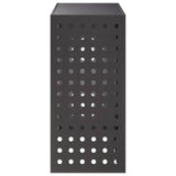 Air Conditioner Cover Black 110 x 50 x 105 cm Steel 8014143
