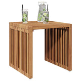 Garden Side Table Brown 45 x 45.5 x 45.5 cm Solid Teak Wood 42006352