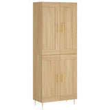 Highboard Sonoma Oak 69.5x34x180 cm Engineered Wood 3199676