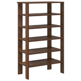 Shoe Rack Brown Oak 61x32x105 cm Engineered Wood 859866