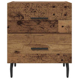 Bedside Cabinet with Drawer 2 pcs Old Wood 40 x 35 x 47.5 cm 884066