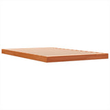 Bed Frame without Mattress Wax Brown 120x200 cm Solid Wood Pine 847151