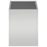Garden Planter Galvanised Steel 50 x 32 x 40 cm 876355