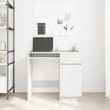 Desk White 86x49x76 cm Engineered Wood 861823