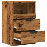 Bedside Cabinets 2 pcs Old Wood 40x36x65 cm Engineered Wood 856845