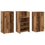 Reception Desk Old Wood 155x50x103.5 cm Engineered Wood 3324203