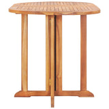Outdoor Dining Set Natural Teak Solid Teak Wood 5 Piece Set 49003