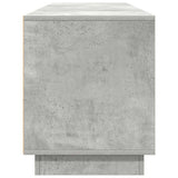 ZNTS TV Cabinet with LED Lights Concrete Grey 193.5x41x50 cm 3328438