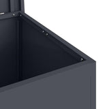 Outdoor Storage Box Anthracite 55 x 50.5 x 50 cm Steel 874576