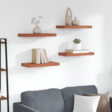 Wall Shelf 4 pcs Red 50 x 23 x 4 cm Engineered Wood 42019925