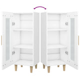 Sideboard White 34.5x34x90 cm Engineered Wood 812393