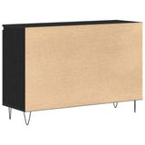 Sideboard Black Oak 101.5 x 35 x 70 cm Engineered Wood 862934