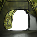 ZNTS Camping Tent Dome 4-Person Camouflage Waterproof 4009620