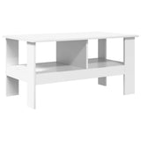 Coffee Table White 90 x 50 x 45 cm Engineered Wood 8000252