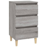 Bedside Cabinet Grey Sonoma 40x35x70 cm Engineered Wood 819666