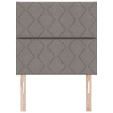Headboard with Headboard Taupe 100 cm Faux Leather 3337903