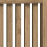 Radiator Cover Artisan Oak 112 x 19 x 81.5 cm Engineered Wood 884112