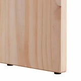 Coffee Table Natural 50 x 50 x 35 cm Solid pine wood 873529