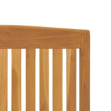 Reclining Garden Chair Set of 4 Teak Solid teak wood Medium 3154923