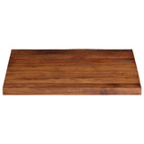 Table Top 70x70x2.5 cm Square Solid Wood Reclaimed 371203
