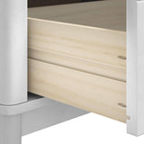 Hallway Bench FLORO White 115 x 40 x 45 cm Solid Pine Wood 42011244