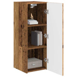 TV Wall Cabinet Old Wood 30 x 31 x 80 cm Engineered Wood 892305