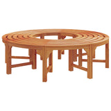Tree Bench 2 pcs Natural 160 x 80 x 45cm Solid Eucalyptus Wood 3324835