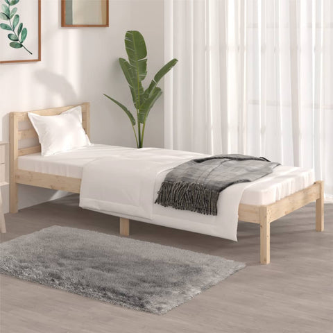 Bed Frame without Mattress 75x190cm Small Single 810390