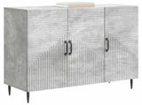 Sideboard Concrete Grey 89 x 34.5 x 80 cm Engineered Wood 894878