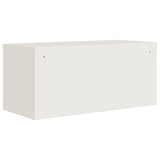 ZNTS File Cabinet White 90x40x40 cm Steel 339716