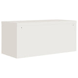 File Cabinet White 90x40x130 cm Steel 3188311