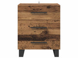 Bedside Cabinet Old Wood 40 x 40 x 66 cm Engineered Wood 882143