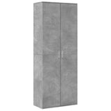 Highboard Concrete Grey 70x35x180 cm Engineered Wood 3276661