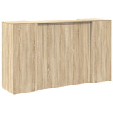 Reception Desk Sonoma Oak 180x50x103.5 cm Engineered Wood 3324171