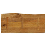 Table Top 90x40x3.8 cm Live Edge Solid Wood Mango 370779